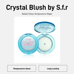 S.F.R Color Crystal Blush - Temperature-Sensitive Color-Changing Makeup, Long-Lasting Natural Highlighter for Any Occasion