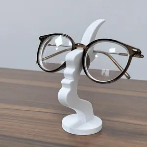 Creative Design Quirky Eyeglass Holder - Unique Fun-Shaped Desktop Organizer with Sturdy Base, for Home, Office, or Gift