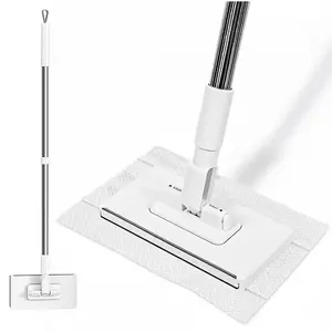 No-wash Mop, Uses Disposable Face Towel, Hands-FreeReplacement, Dry and Wet Multi Surface Floor Cleaner,Bathroom Cleaning, Portable Mini Mop, Compact CleaningTool for Small Spaces,Lazy mop for disposable facial tissue,Eco-friendly cleaning hacks 2026 tikt