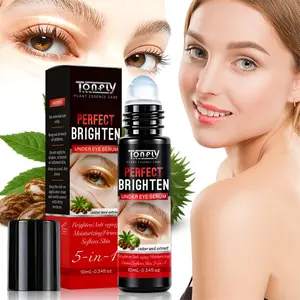 Tonfly Castor Oil Eye Serum Roller, Hydrating, Nourishing and Moisturizing Eye Care Essential Oil, 10ML Pocket Size, Ideal for Fine Lines and Dark Circles