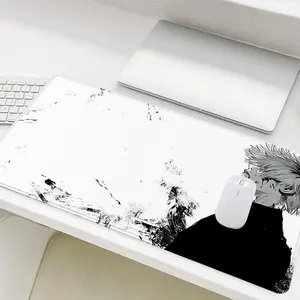 Anime Graffiti Pattern Mouse Pad, Rectangle Gaming Mouse Pad, Non-Slip Mousepad, Office Desk Keyboard Mouse Mat for Home Game Room Desk