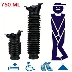 Portable Car Toilet & Urinal Bottle for Men and Women – Leak-Proof Reusable Pee Bottle for Travel, Camping, Kids, and Elderly | Emergency Outdoor Accessory with Enhanced Seal