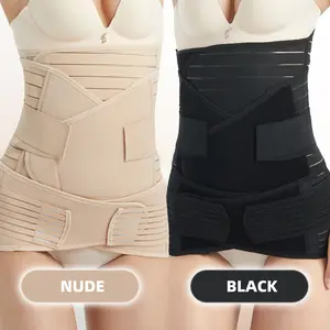 Belt Postpartum Belt Postpartum Belly Belt Cesarean Section Belt Abdominal Girdle Women's Hard Control Waist Trainer Tummy Wrap Shapewear Belt Postpartum Gear Breathable Waist Trainer