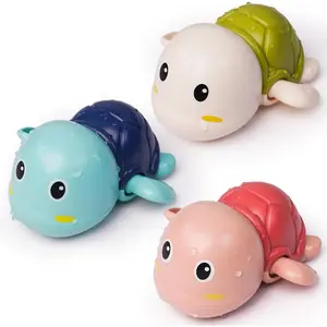 3 Pack Wind Up Turtle Bath Toys| Cute Floating Swimming Turtles for Toddlers 1-5 Years Old| Baby Pool & Bath Time Toys| Perfect Birthday Baby Shower Gifts for Boys Girls