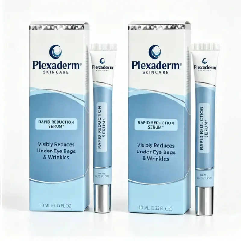 Plexaderm Rapid Reduction Anti-Aging Eye Serum 10ml, Fast-Acting Instant Tightening Treatment to Minimize the Look of Wrinkles, Puffiness & Dark Circles for Daily Facial Care