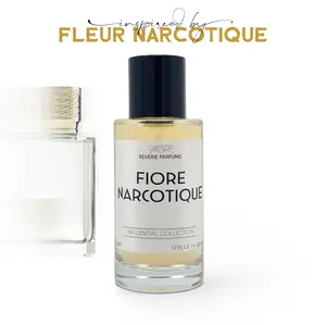 Reverie Parfums Fiore Narcotique Eau De Parfum 1.7 oz - Unisex Floral Musk Fragrance Inspired by Fleur Narcotique - Vegan & Cruelty Free