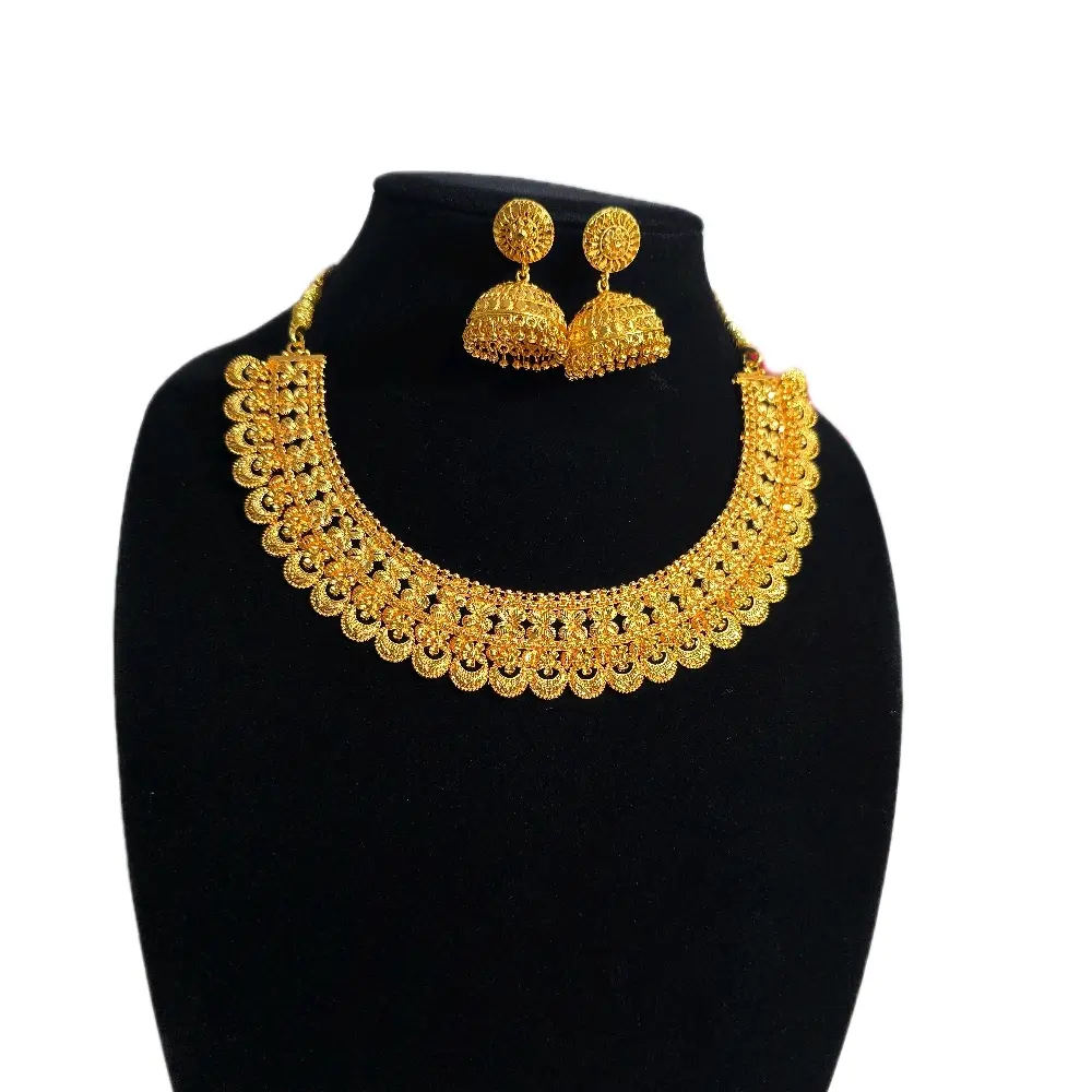 Nepali Indian Desi Necklace Jhumki Set