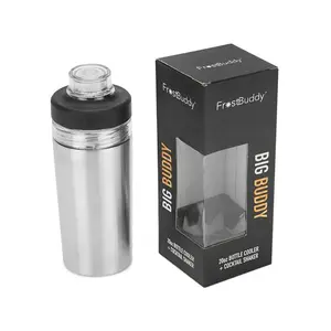 FrostBuddyÂ® Stainless Steel BIG BUDDY | 20OZ BOTTLE COOLER | COCKTAIL SHAKER Drink Drinkware cute tumbler