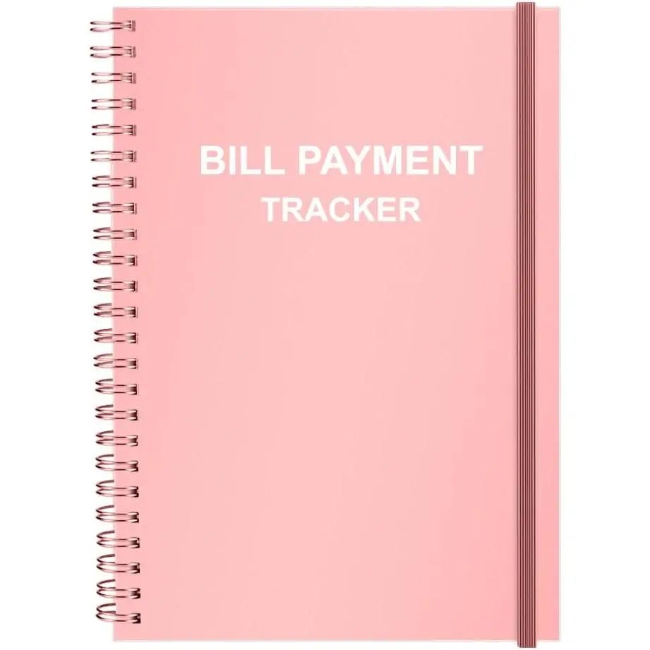 Bill Payment  - Bill  Notebook, Monthly Bill Organizer & Planner for Personal Budgeting Financial, Bill Payments Checklist Organizer, 5.8" x 8.25" Bill Organizer with Pocket