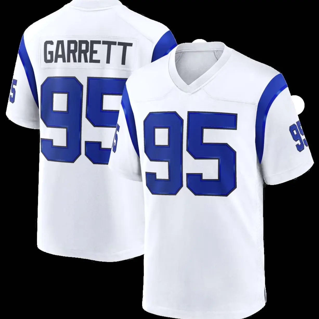 Unisex Football inspired by Garrett 95 Los Angeles Fearsome White Game Jersey