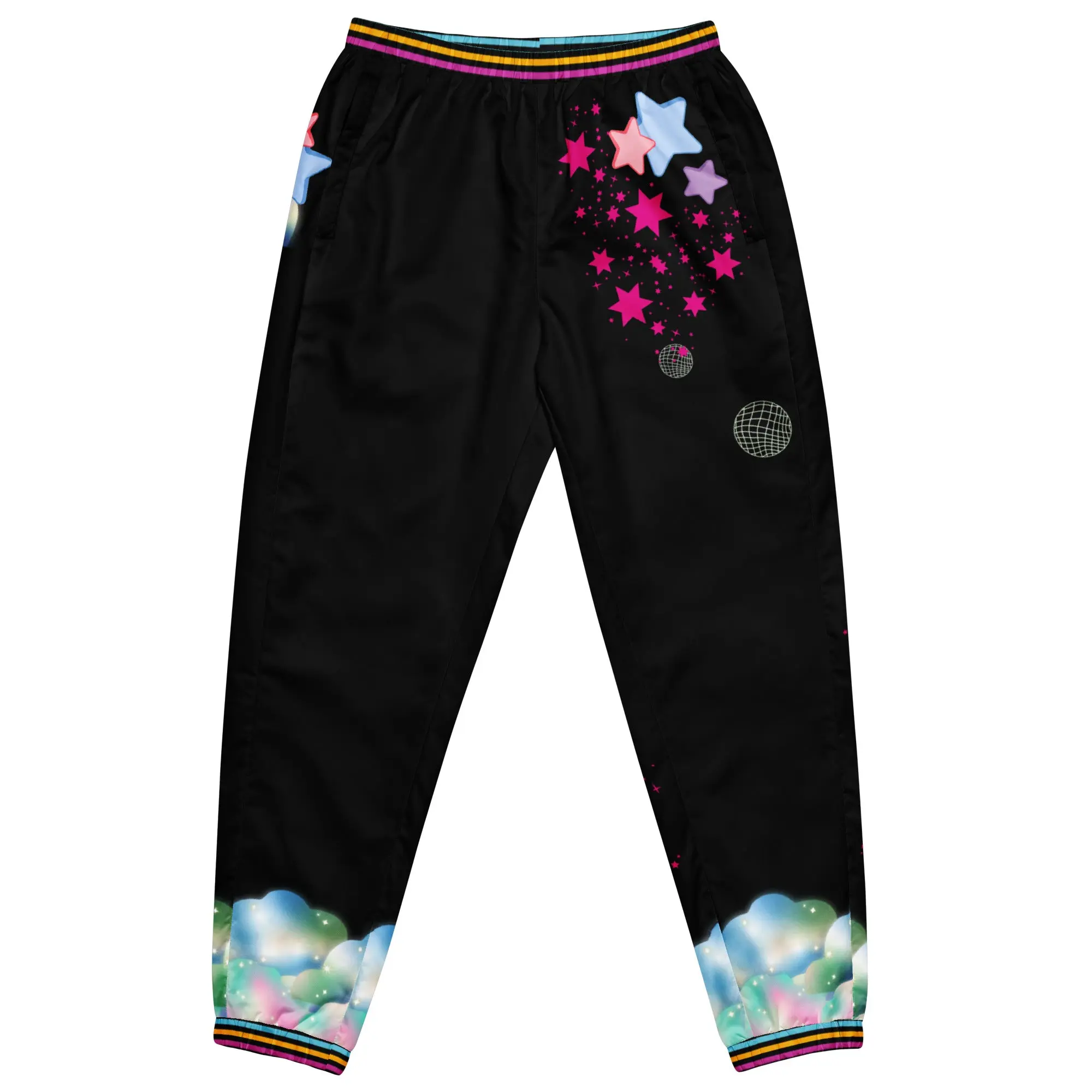 Happy Coach X Major Don Black Unisex track pants Fabric Menswear
