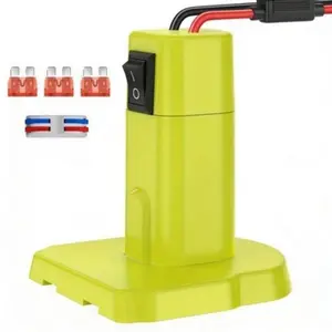 1 PC For Ryobi 18V ONE+ Battery Adapter Converter, Power Wheels Adapter Kit With On/Off Switch & Fuse Protection, For Safe DIY Electric Toy & Power Wheel Modification
