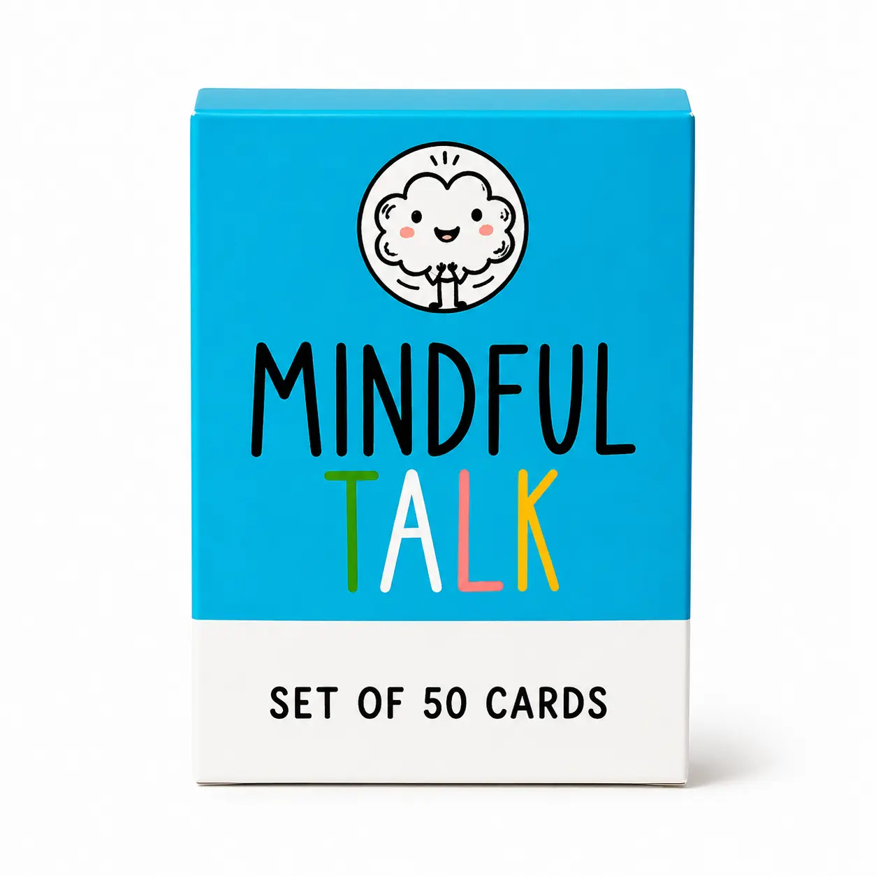 The School of Mindfulness- Mindfulness Game for Kids: Mindful Talk Cards for Children and Parents- for Authentic and Meaningful Conversations