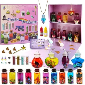 Summer Spring Gift Fairy Mixies Potions Set with Magic for Kids, DIY 19 Bottles Mixies Potions for Easter   Creativity‌ Art Craft Toy for Girls, Fun Birthday Gift Toys for Girl 6 7 8 9 10 Science tOY