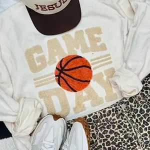 Game Day Basketball Fluffy Patch