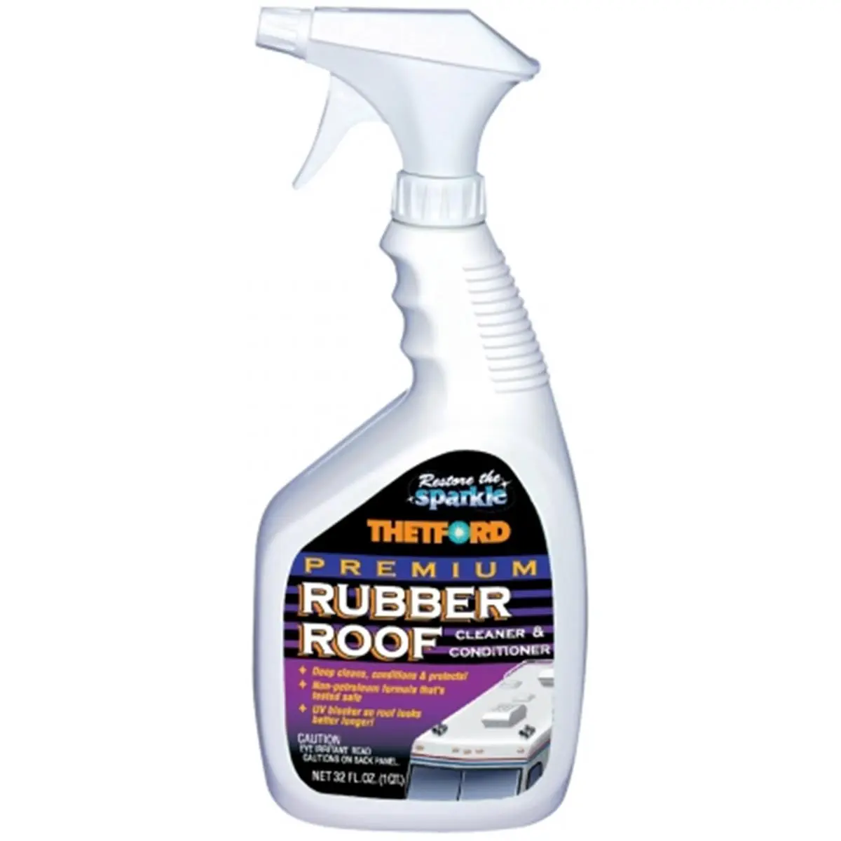 212 MAIN 32oz Premium Rubber Roof Cleaner & Conditioner, Rubber-Safe Household Roof Cleaning & Conditioning Solution, Cleans & Conditions