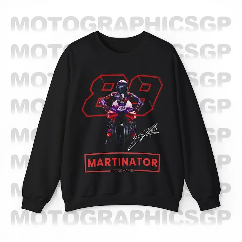 Jorge Martin 2024 MotoGP Champion 89 Sweatshirt, Martiantor Grand Prix Winner, Sprint Champion Tee, Motorcycle Graphic Merch