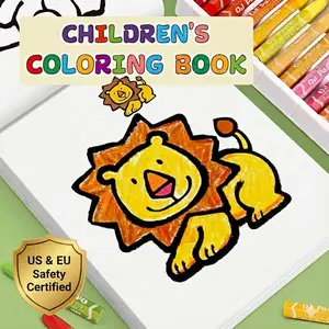 Mom-Approved Safety! 32 Pages Toddler Coloring Book for Ages 3+ | Fully Certified to US & EU Standards | Easy-to-Color Bold Lines For Little Hands | Fun Screen-Free Activity for Preschoolers