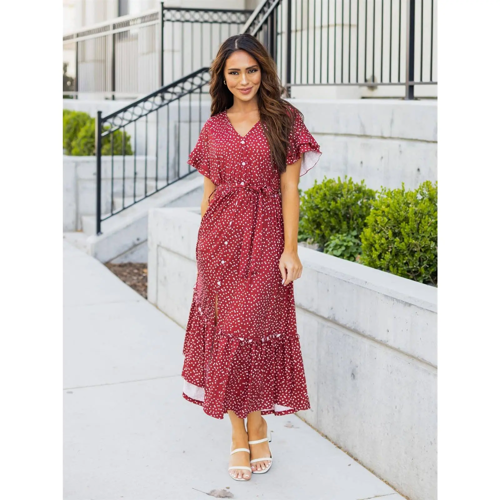 Pretty Dot Whitney Dress