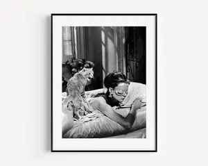Audrey Hepburn Wall Art, Breakfast at Tiffanys Poster