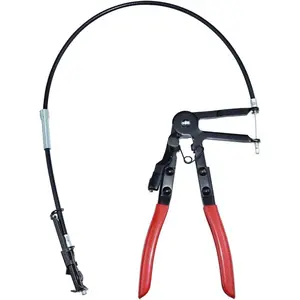 24" Wire Flexible Hose Clamp Pliers, 2FT Long Reach Spring Clamp Pliers Locking Tool For Car Fuel Oil Water Pipe