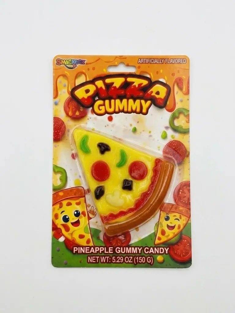PIZZA GUMMY PINNAPPLE GUMMYY CANDY