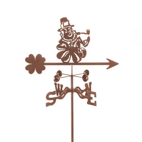 EZ Vane EZ1803-4S Leprechaun Weathervane with Four Sided Mount