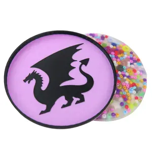 Dragon Circle Picky Pad and Tray- Satisfy Your Urge to Pick, Pop and Peel Stress-Free!