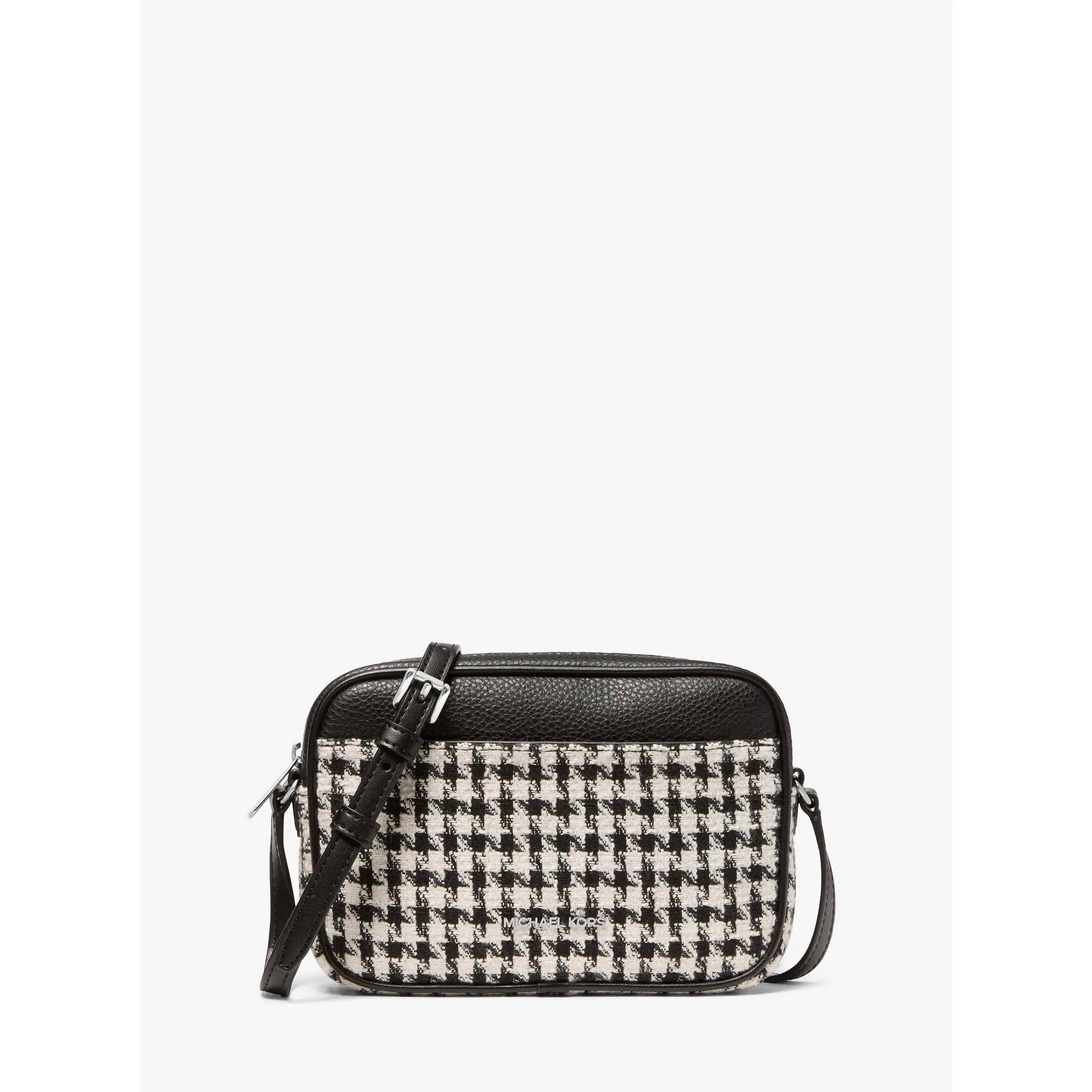 Jet Set Travel Small Houndstooth Crossbody Bag