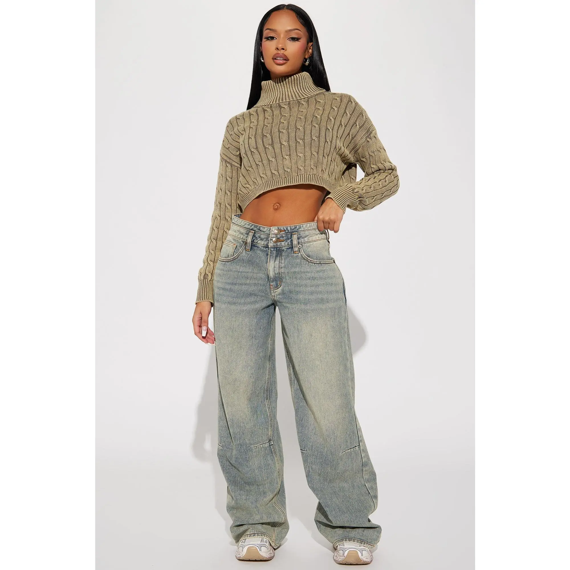 Artesia Tinted Baggy Non Stretch Jeans - Light Wash Artesia Tinted Baggy Non Stretch Jeans - Light Wash