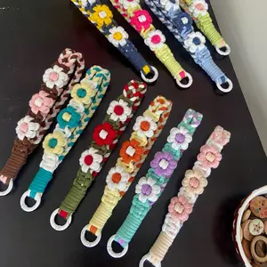 [NEW] Handmade Macrame Phone Wrist Strap – Keychain & Bag Charm (Free Phone Patch)