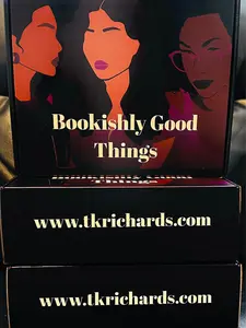 Deluxe Book Box Set with book swag, seller selected products and trinkets.