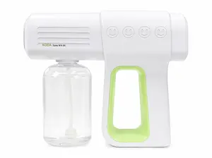 Portable Nano Blue Light Atomizer Spray Gun, Wireless Electric Mister for Pet Grooming Deodorizing, Outdoor Mosquito Repellent