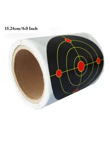 6 Inch X 100 Pack Color Changing Target Stickers for Shooting Practice, Single Color Splatter Targets for Reaction Training