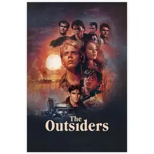 The Outsiders Movie Poster Canvas Poster Wall Art Decor Print Picture Paintings for Living Room Bedroom Decoration