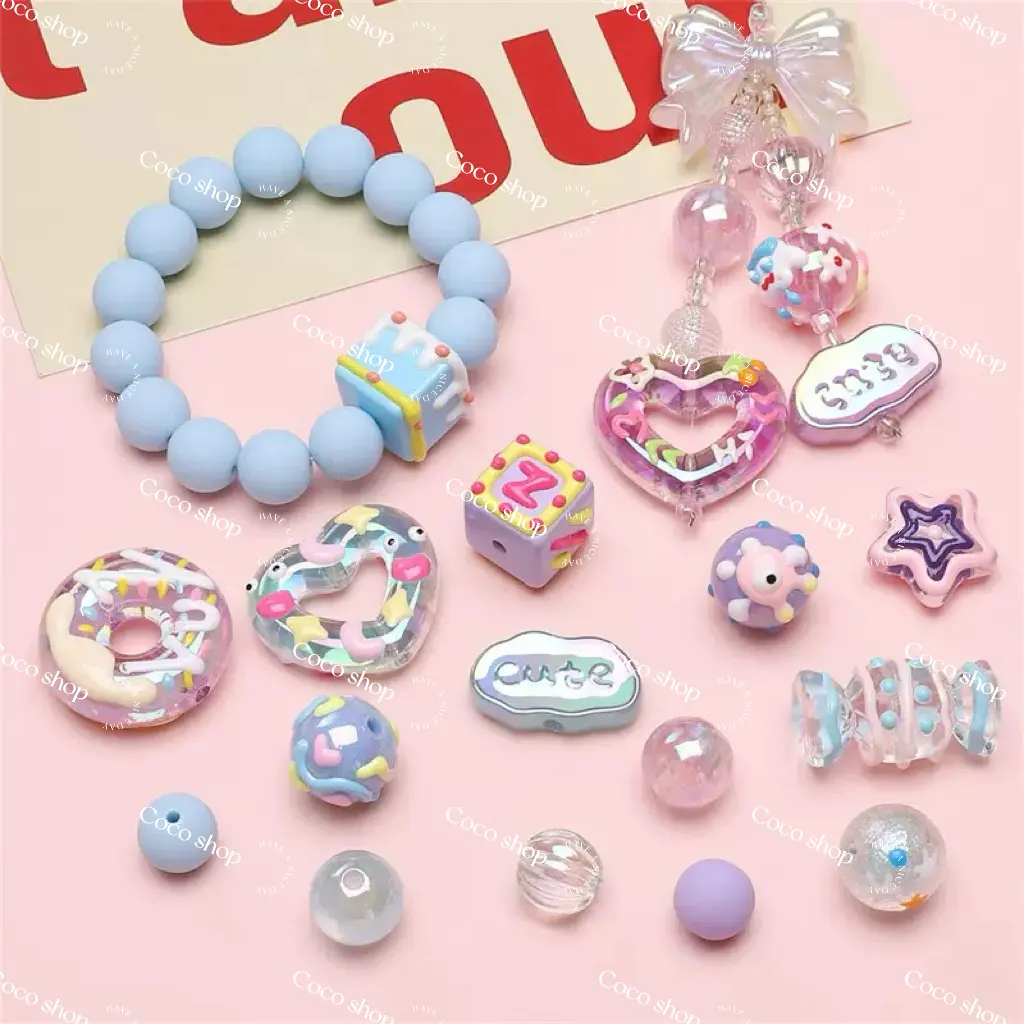 #Cocoshop02 Buy 2oz Get 4oz -- Acrylic Beads Mix