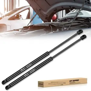 Nilight 4153 Hood Gas Struts Lift Supports - 2PCS Leak-Proof 16in Spring Shocks, Replacement Truck Accessories for Ford F-150 2004-2008, Lincoln Mark LT 2008, Quick-Install Vehicle Accessory Kit