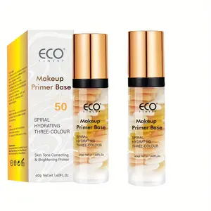 New Makeup Primer Set, 2-Piece Foundation Cream, Smooth & Hydrating Formula, Perfect Base for All Skin Types, Daily Use Cosmetics, Moisturizer Primer