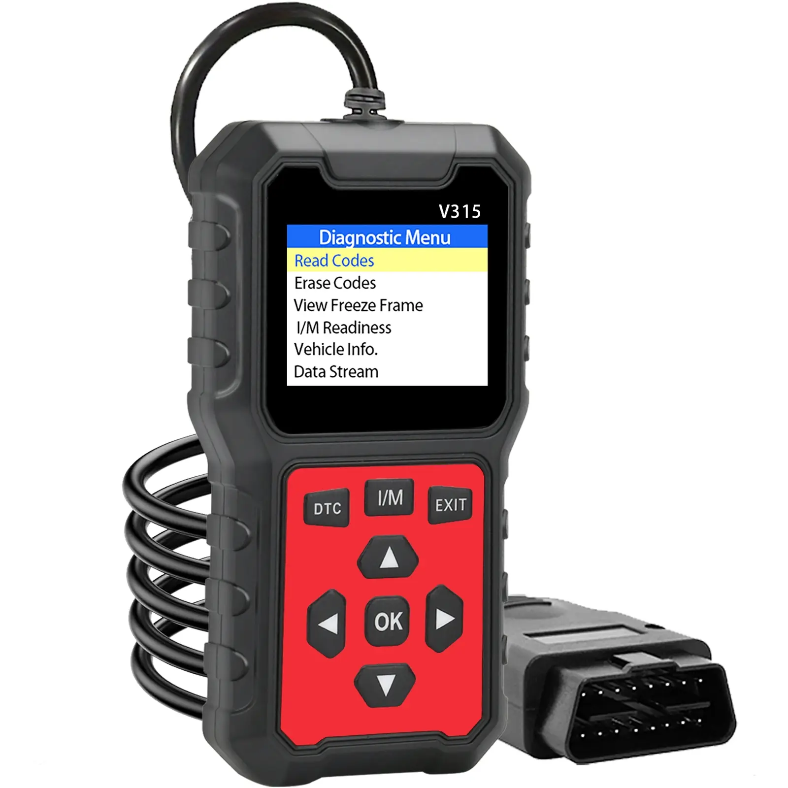 V315 OBD2 Diagnostic Scanner, Automotive Scan Tool, Digital Automotive Tester and Advanced Code Reader for All OBD II Vehicles Since 1996, Supports Data Streaming and Battery Testing