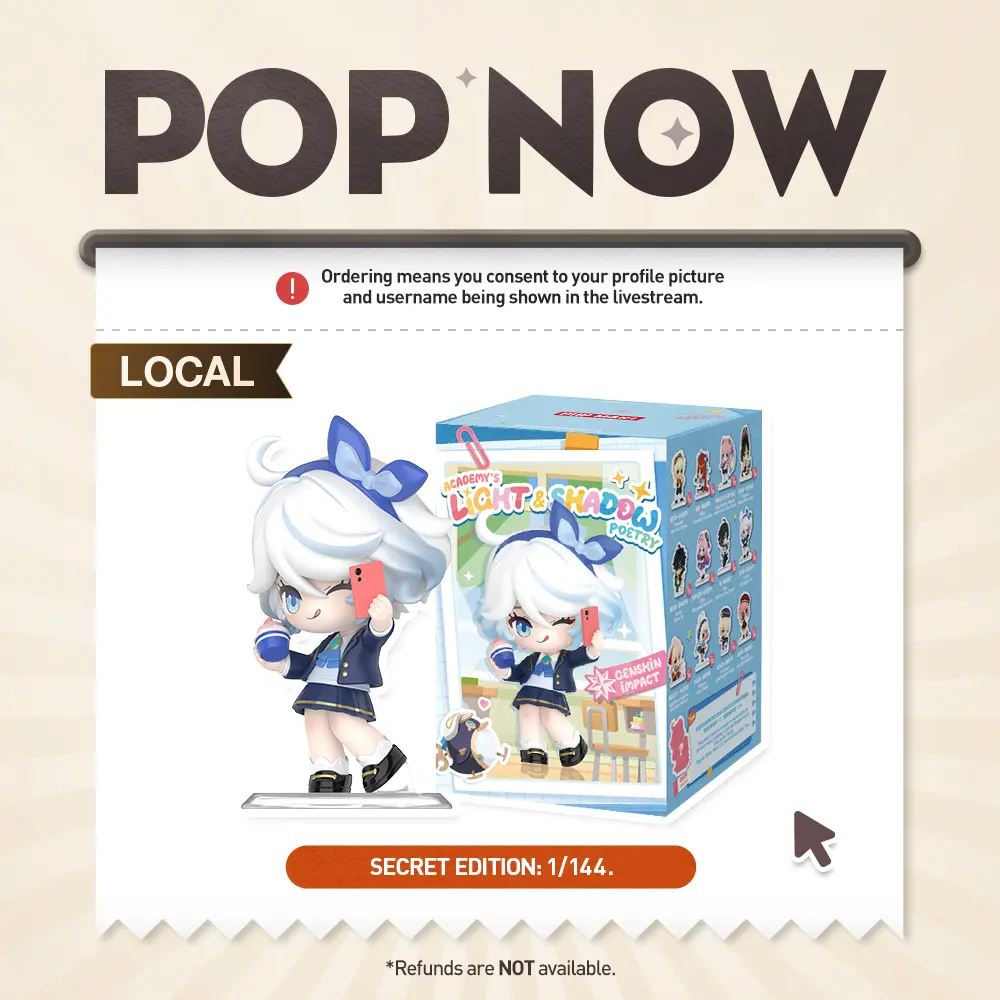 [POP NOW] POP MART Genshin Impact Academy's Light and Shadow Poetry Chibi Series Figures Blind Box [Ship by Aug 26th ]