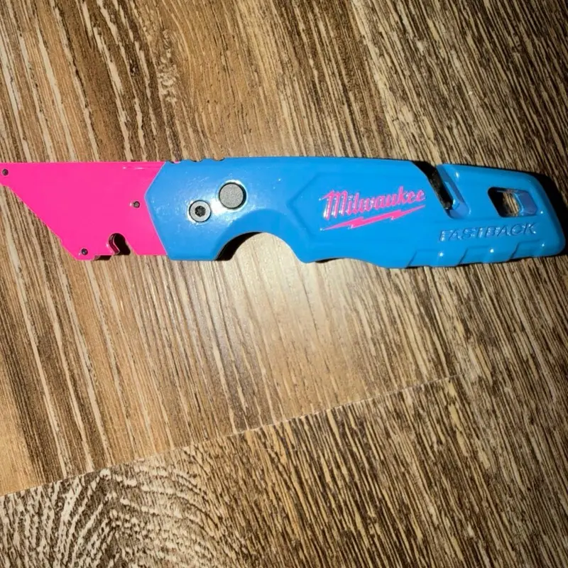 Blue and Pink Milwaukee fastback