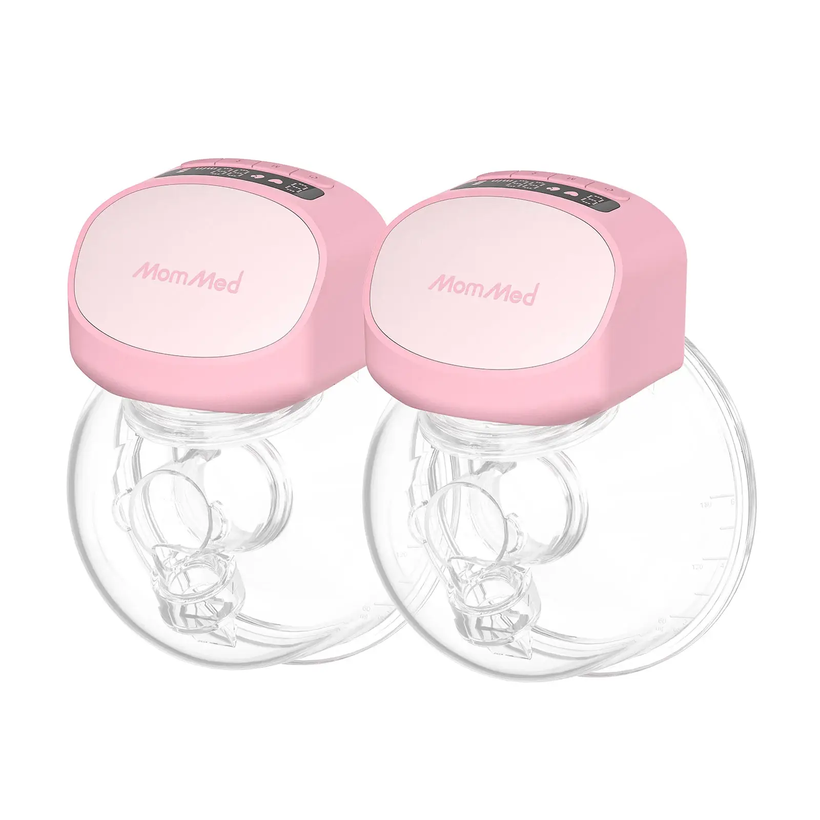 MomMed Rechargeable Portable Wearable Breast Pumps, S10 Pro Electric Hands Free Breast Pumps, LCD Display Design Electric Breast Pumps