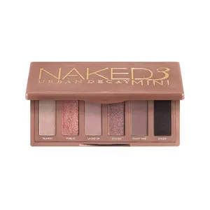 Urban Decay Naked3 Basics Mini Eyeshadow Palette – 6 Rosy Neutral Matte Shades | Blendable Soft Glam Eye Palette