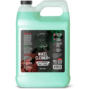 Wheel Cleaner -  Wheel Cleaner Spray - Rim Cleaner Spray  Dust, Iron Remover - Color Change Technology - Professional Strength Formula (Gallon)