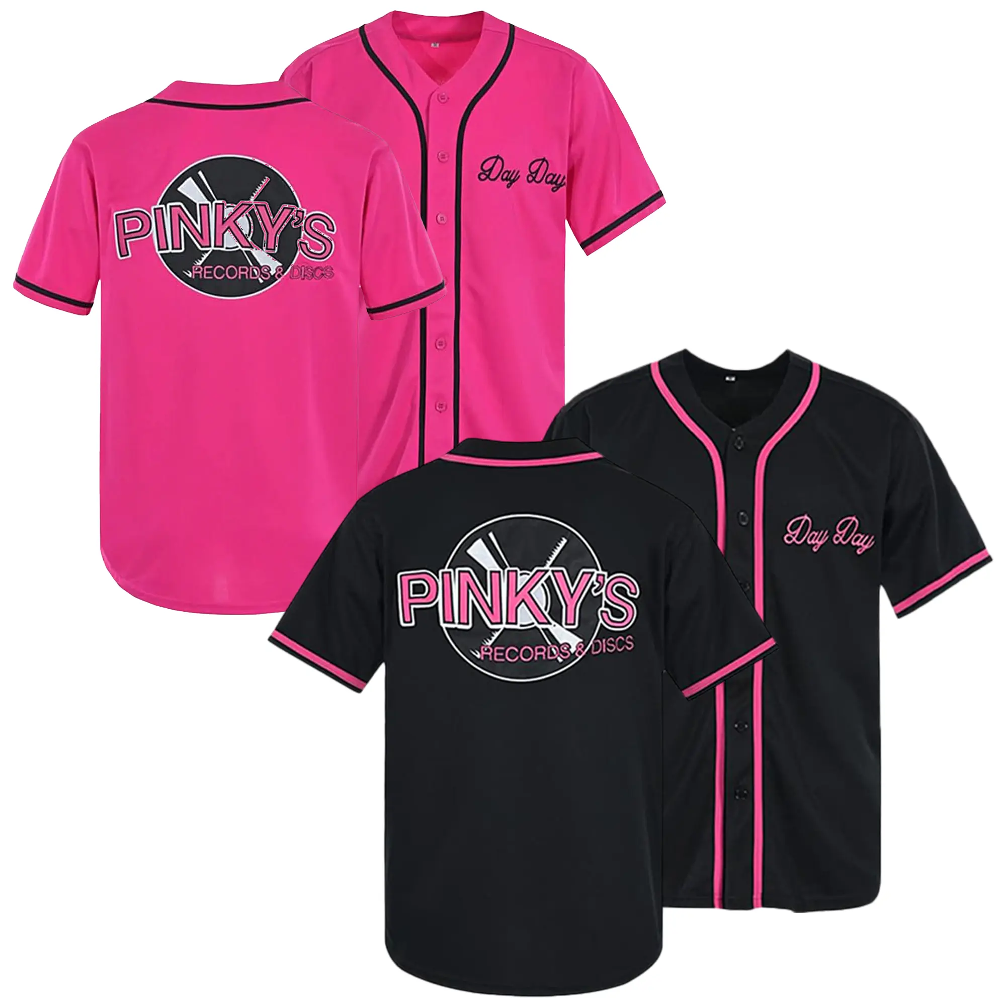 Unisex “Next Friday” Pinky’s Record Movie 90's Hip Hop Baseball Jersey, Stitched Baseball Apparel,Party Holiday Gifts