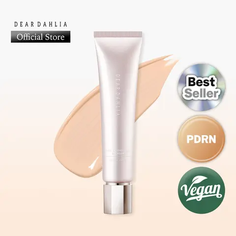 DEARDAHLIA PDRN Daily Defense Tinted BB Cream - 40ml Tube, Medium Coverage, Lightweight Vegan Cosmetic, Moisturizing, Centella Extract, Blur Effect, Titanium Dioxide BB & CC Creams, Cruelty-Free, Dewy Flawless Skin Finish, All Skin Types