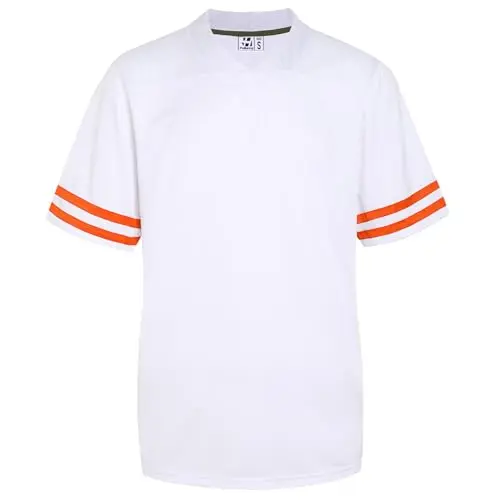 Orange Stripe White Jersey