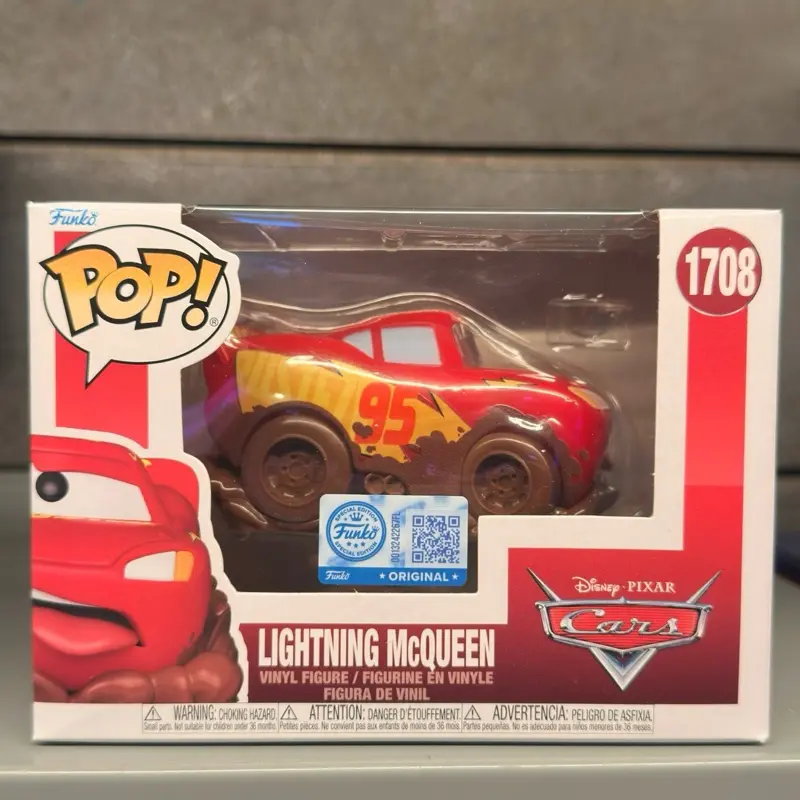 Funko Pop Lightning McQueen Authentic Collectible Vinyl Figurine, for Display in Entertainment Collectibles Collections