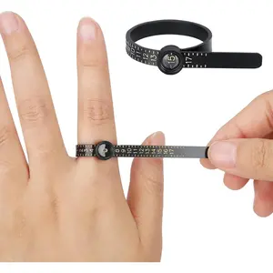 Upgraded Ring Sizer Measuring Set Reusable Finger Size Gauge Measure Tool Jewelry Sizing Tools 1-17 USA Rings Size