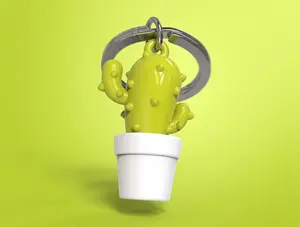 Metalmorphose 3D CACTUS KEYCHAIN